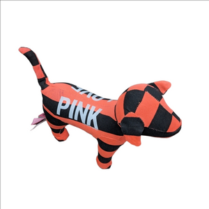Victoria's Secret PINK Striped Dog Stuffed Animal